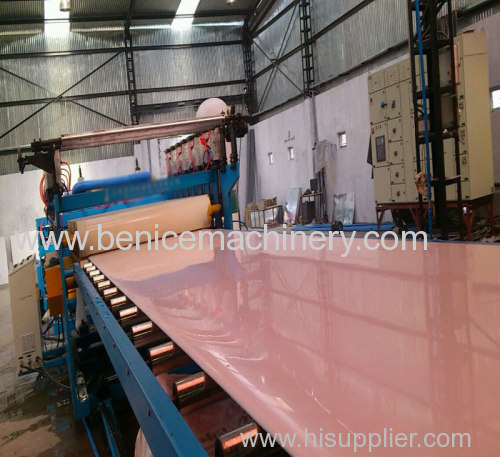 Automatic pvc crust foam board production line