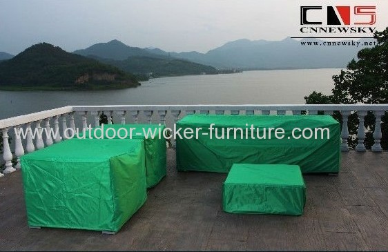 Outdoor leisure water pipe rattan dining set