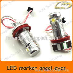 [H01009] 6W LED Marker Angel Eyes for BMW E81 E82 E87 E88 E90 E91 E92 E93 E63 E64 X5