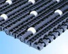Plastic conveyor roller chains