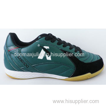 Suede Leather Football Shoes With PU Upper/RUbber Outsole Customized Design and Color are Welcomed