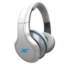 SMS Audio Street by 50 cent Headband Headphone-white wired over ear with mic