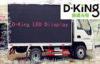 Digital P8 Truck Mounted Led Display , D-King 192mm * 192mm Truck Led Display