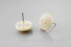 Plastic ABS Round Head EAS Hard Tag Pin With 16mm 19mm Length