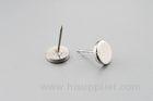 Swivel Stainless Steel EAS Hard Tag Pin , Standard Flat Metal Pin