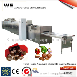Three Heads Automatic Chocolate Casting Machine (K8016031)