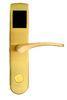Golden Stainless Steel Smart Card Door Lock , Hotel Lock System