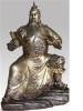 Brass Sculpture of Guanyu