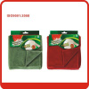 Great comfortable miraculous 32*32cm microfiber cloth Dark green/red 6pcs/pack