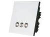 White 3 Key Remote Control Wireless Light Switches For Smart Home