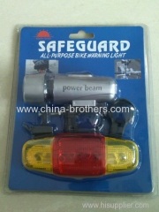 LED bike light set safety