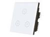 Smart 3 Gang Remote Control RF Light Switches , Touch Light Switch