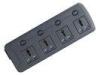 220V AC Portable Wireless Remote Control Sockets in Four Row Line