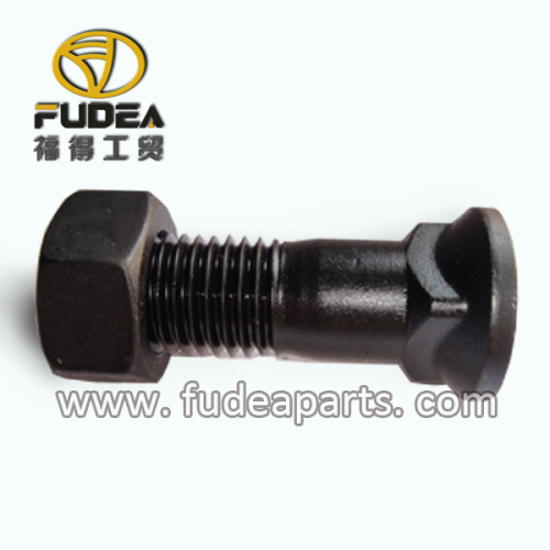 Plow bolt for dozer cutting edge, end bit Grade 10.9