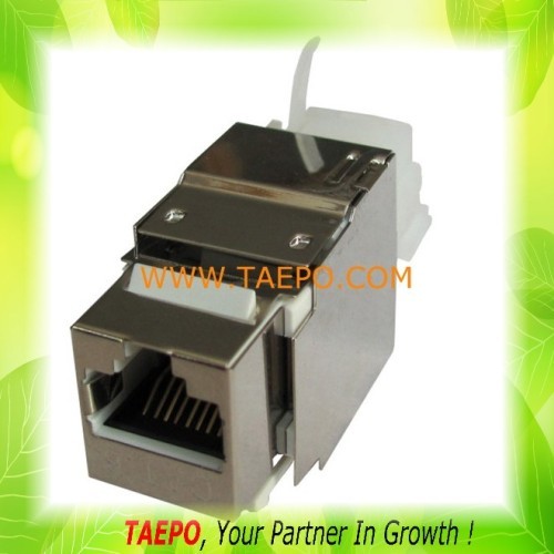 CAT6 STP 8P8C 180 degree AP type Keystone jack