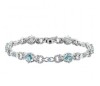 Women&quot;s swarovski crystal copper bracelet