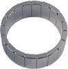 Black Epoxy Ring Neodymium Motor Magnets , Neo Motor Magnets