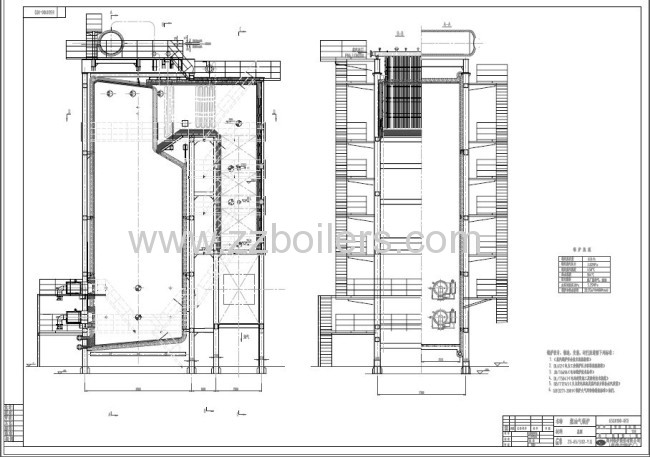 ZG Series 65 t/h Fuel and Gas Boiler