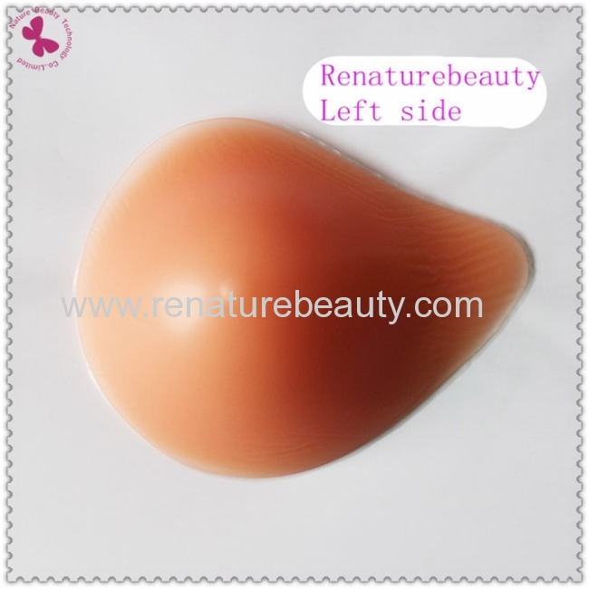 Breathable and soft concaved back silicone mastectomy fake boobs