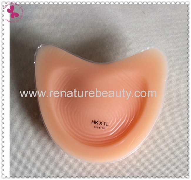 V shaped silicone artificial mastectomy breast