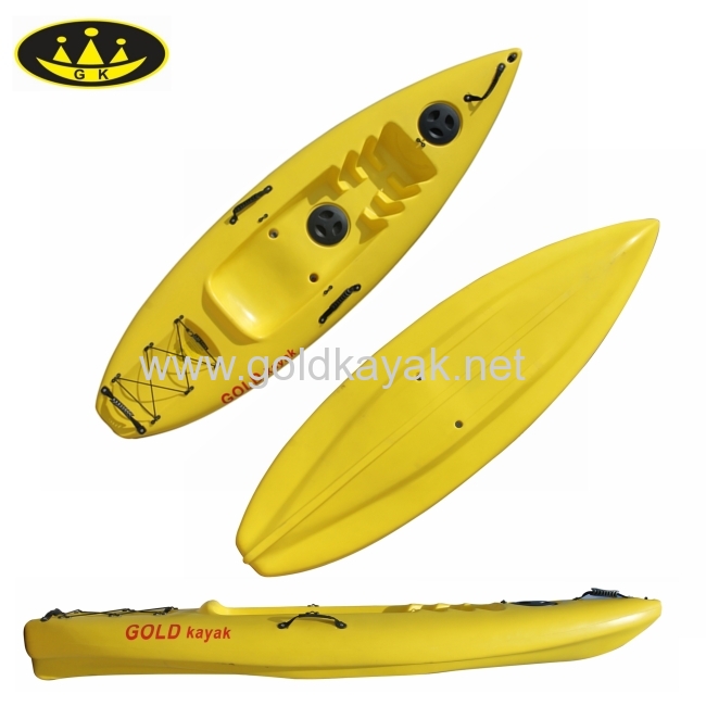 hot selling single sit-on-top kayak with PE material