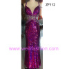 Long Sexy Beading Applique Sequin Evening Dresses