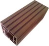 wood plastic composite post for railing
