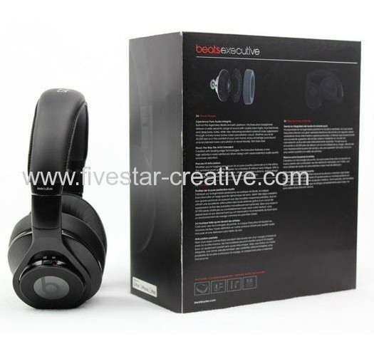 2013 New Version Beats by Dr.Dre Executive Over Ear Headphone All Black