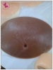 navel belly in blackline silicone fake pot belly