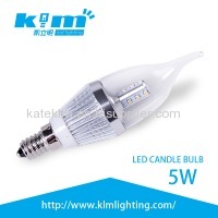 5w led chandelier light bulbs e12 360degree lighting