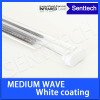 Twin tube durable IR heater with golden reflector