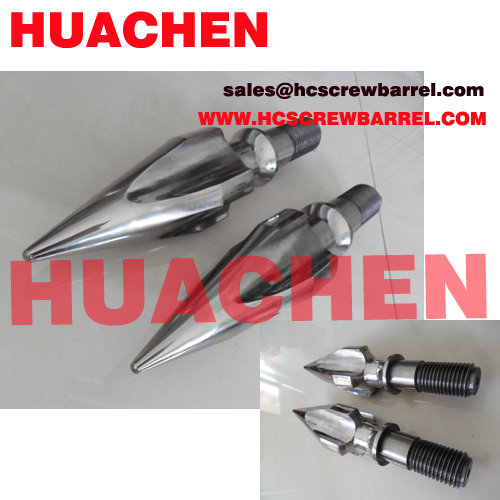 screw tip screw head of screw barrel for plastic machines