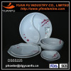 Elegant design melamine chinese style restaurant dinnerware
