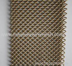 restaurant curtain metal screen golden curtain