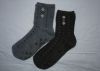 Short Angora Wool Thick Warm Socks With Terry-loop for Womens