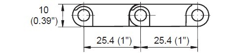 Newly Designed M2533 Modular conveyor Belt