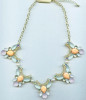 trendy butterfly stone necklace