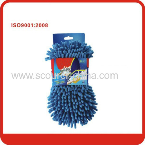 New popular chenille car and glasscleaning glove brush microfiber gloves cleaning