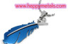 Fashion Happymetals Feather Pendants Jewelry