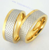 Fashion Happymetals titanium couple wedding ring