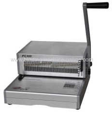 Manual paper punchig machine for 3:1 round hole