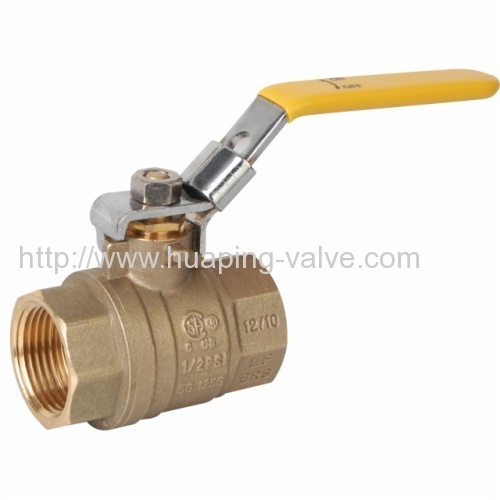 Locking Lever Handle Lead free Brass Ball Valve