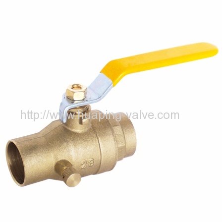 Two-piece lead free Brass ball valve