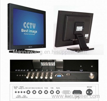 metal case CCTV LCD monitor with BNC input