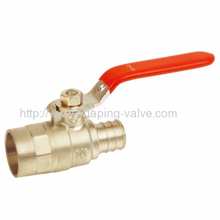 Sweat x Pex Dezincification resistant Lead-Free Brass Ball Valve 