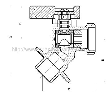 Angle sillcock - Solder to Hose