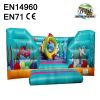 Smurf pirate Ship jumping Bounce House