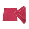 30x30cm red microfiber towel