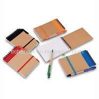Spiral Notebook with Paper Pen