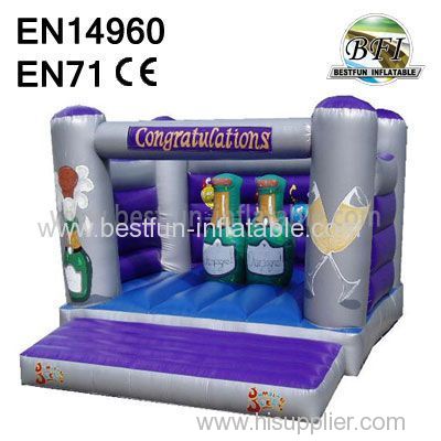 Inflatable Party Champagne Jumping House for kids
